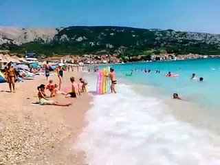 Croatia Baška - beach.