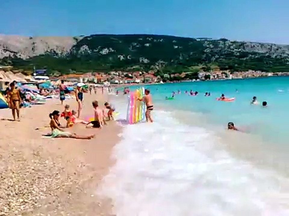 Croatia Baška - beach.