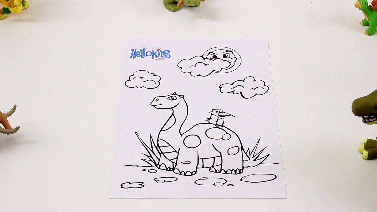 Bande von Dinosauriern