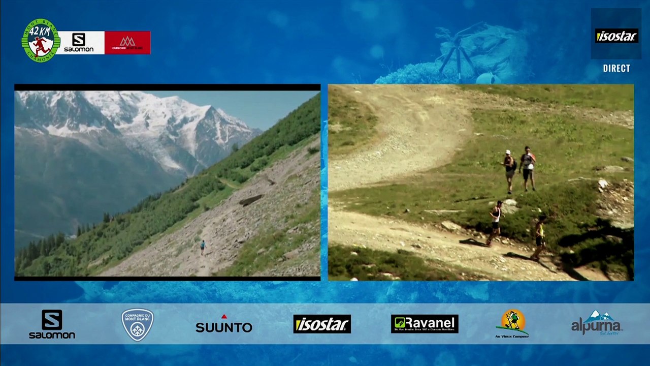 MARATHON- Plateau 10 - Passage Flégère Top 3 Hommes - Chamonix Marathon du Mont-Blanc