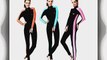 Sunscreen long-sleeve turtleneck one-piece swimsuit wetsuit for women