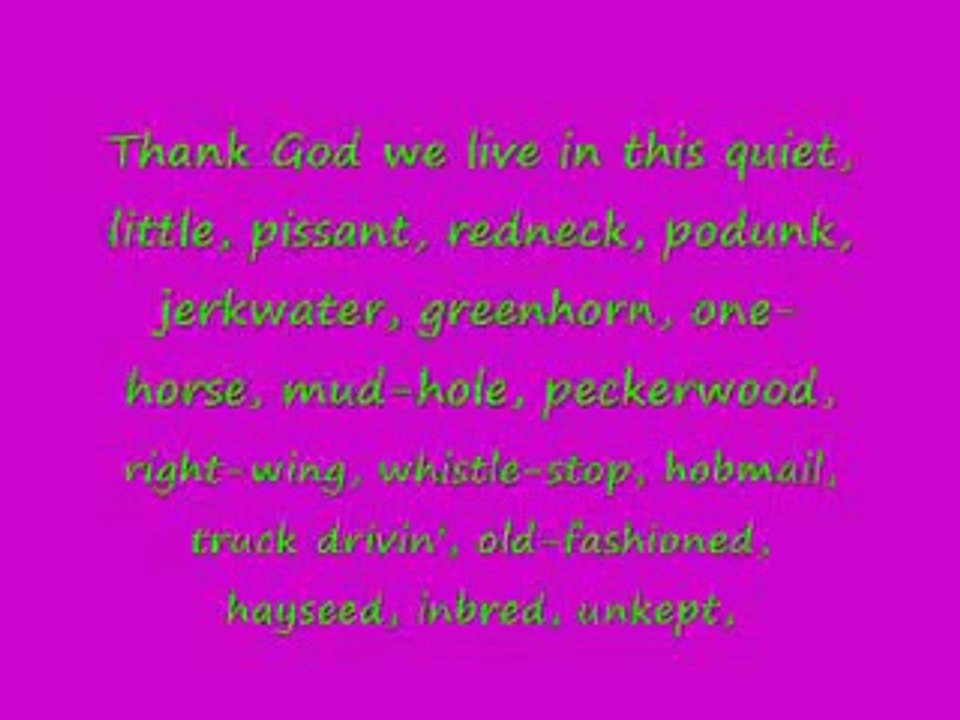 Mountain Town (Reprise)-With Lyrics