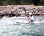 秋田国体　スラローム　２５ゲート男子後半１５名　Slalom 　kayak　japan  akita　国体　カヌー