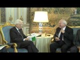 Roma - Incontro Presidente Mattarella con il Presidente dell' AGCOM (06.07.15)