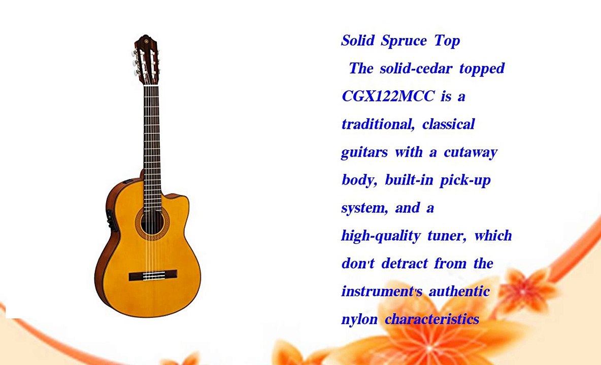 Yamaha CGX122MSC Acoustic Electric Classical Guitar