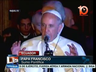 Ecuador: Papa Francisco aboga por la igualdad social
