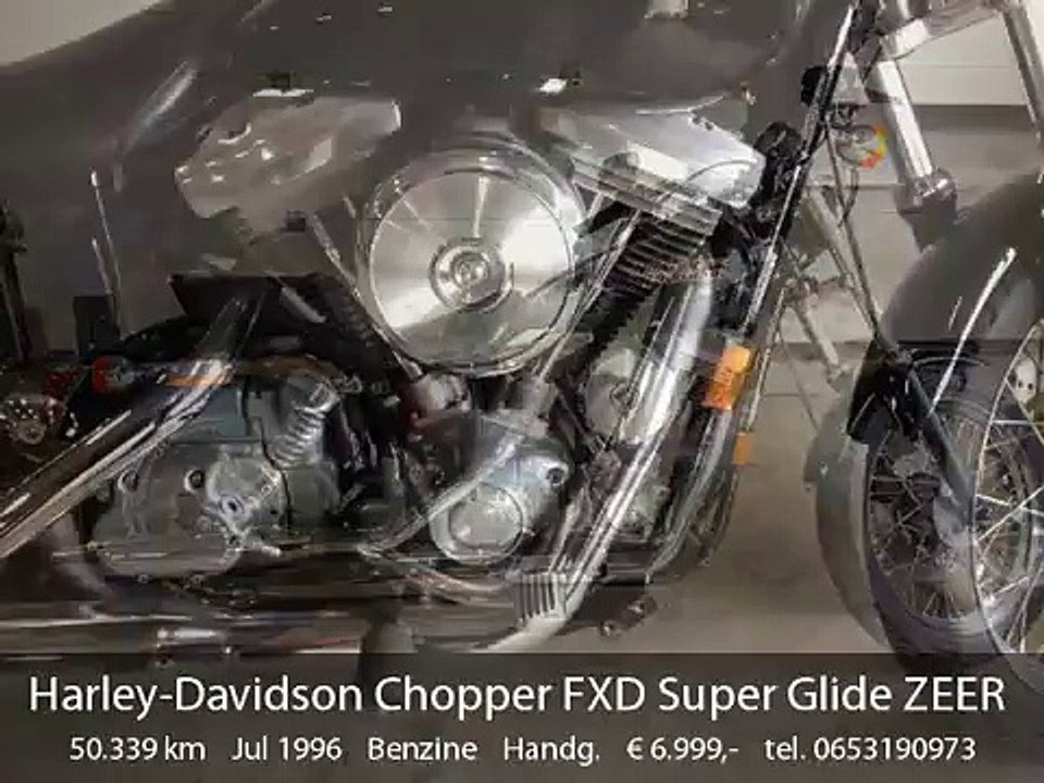 Harley Davidson Chopper FXD Super Glide ZEER NETTE MOTOR