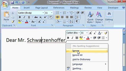 Microsoft Word 2007 Tutorial - part 04 out of 13 - Entering Text 1
