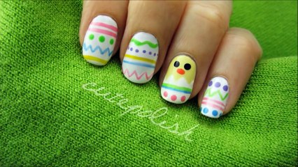 Easter Eggs and Baby Chick Nails!