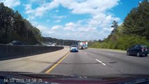 Driving through Birmingham, Alabama (I-65N)