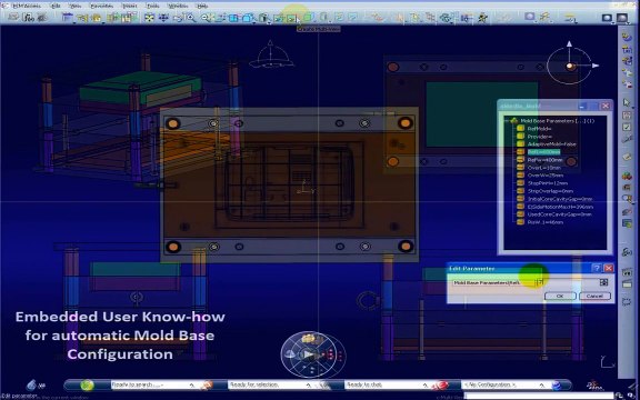 CATIA V6 | Mechanical Engineering & Design | Plastic Mold Tooling Design Creation