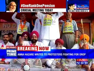 Hazare lends full support to OROP