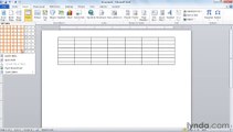 MS Word Merging, splitting, and formatting cells to create a form