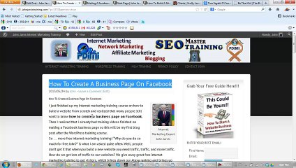 Internet Marketing Training - A Video PlayList on Dailymotion