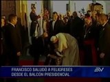 Papa Francisco en Quito tras visita en Gye