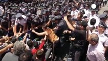 La policía armenia desaloja la última acampada de la protesta contra el tarifazo eléctrico