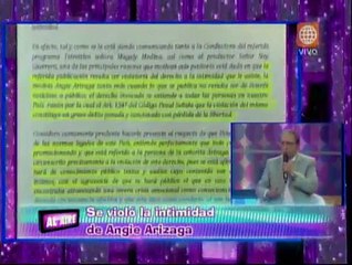 Angie Arizaga pidió a Magaly Medina no difunda sus audios