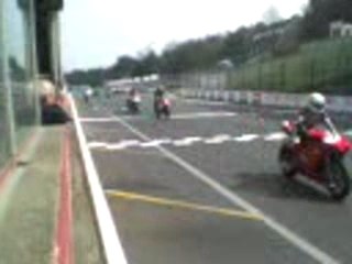 Depart pour 2 tours de chauffe