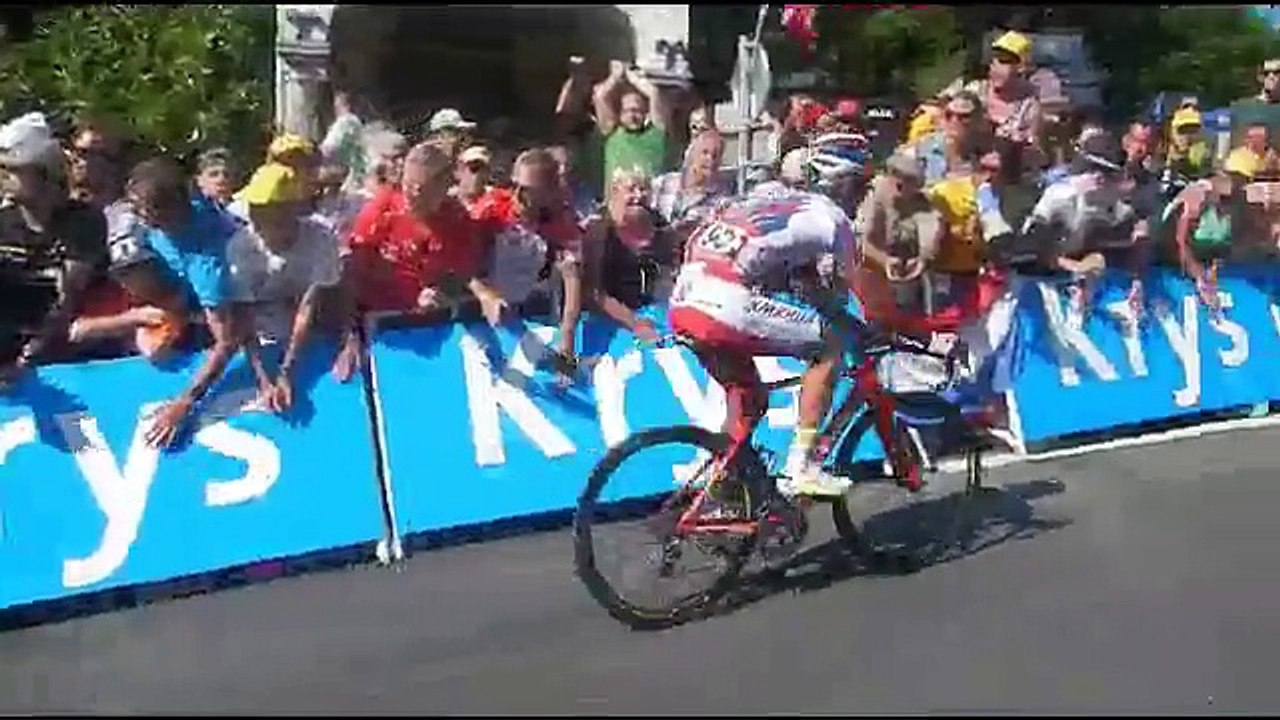 Tour de France 2015 Arrivée Mur de HUY 06 07 2015
