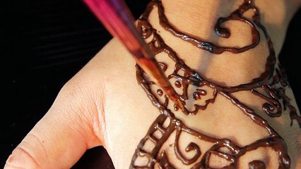 Art of mehndi on hands