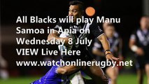 Watch Rugby Samoa vs New Zealand Rugby Test Match 8 july Online