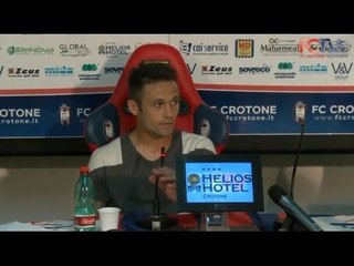 Crotone-Entella, le dichiarazioni di Ciano e Maiello