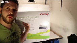 Xerox WorkCentre 6027: Unboxing