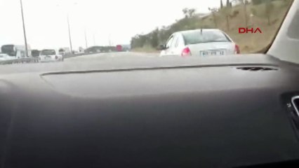 TEM Otoyolu'nda şok görüntüler!