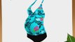 Women?s Maternity Pregnancy Tankini 1006SHOL-f3505 Turquoise/Black size - 20
