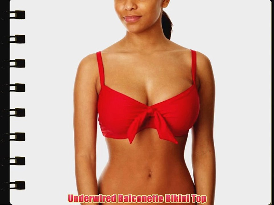 Panache Veronica Scarlet Balconnet Women's Bikini Top 38FF