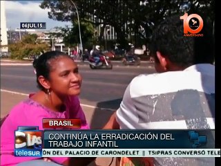 Brasil avanza en la erradicación del trabajo infantil