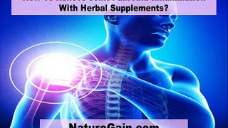 How To Relieve Joint Pain And Inflammation With Herbal Supplements?