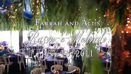 Farrah & Ali Mehndi Highlights