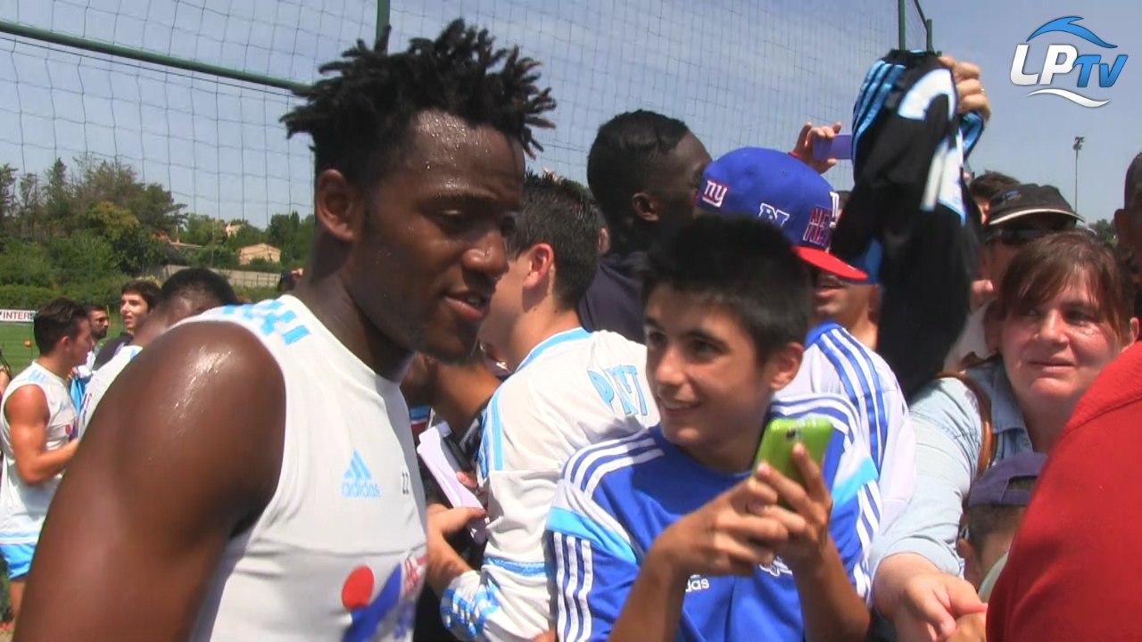 Les Olympiens au contact des supporters de l'OM