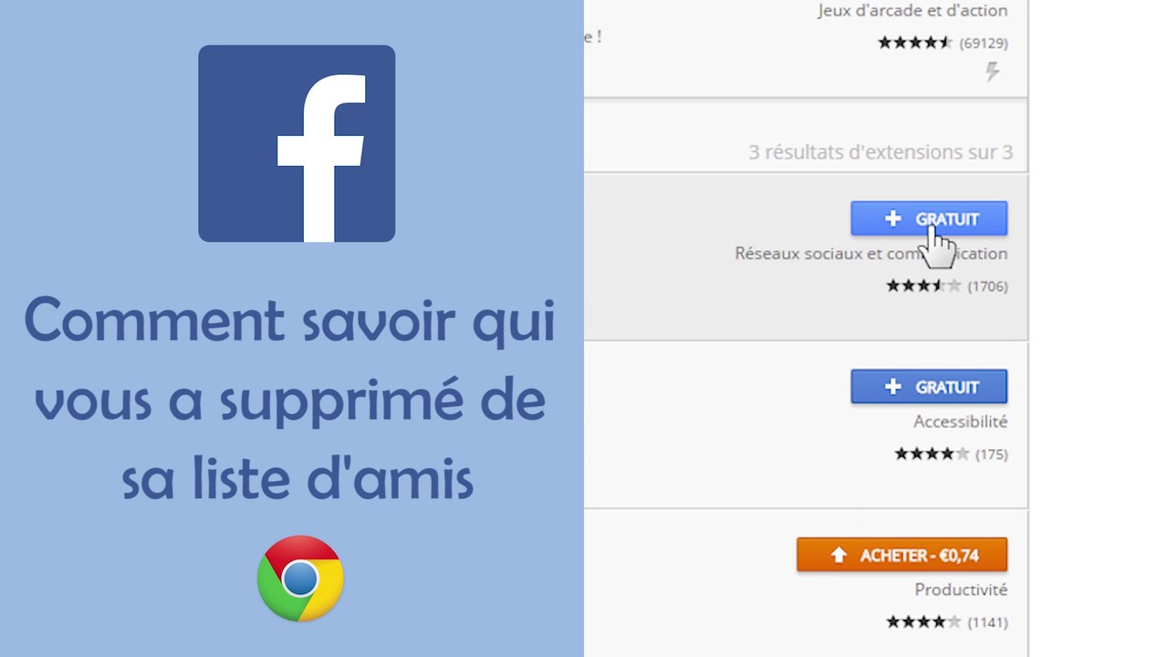 Comment savoir qui vous a supprimé de sa liste d'amis sur Facebook - Chrome