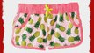 Pumpkin Patch Girl's Pineapple Punch Board Swim Shorts Pink (Knockout Pink) 5 Years