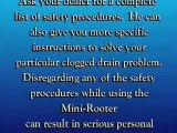 Mini-Rooter Power Drain Cleaner - How To Video