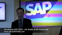 Introducing SAP CEOs Jim Snabe & Bill McDermott