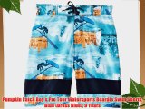 Pumpkin Patch Boy's Pro Tour Watersports Boardie Swim Shorts Blue (Dress Blue) 9 Years