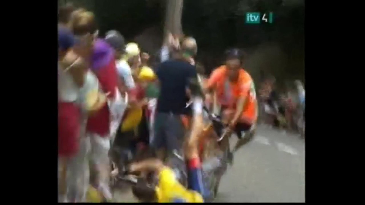 Tour de France : la chute de Lance Amstrong en 2003