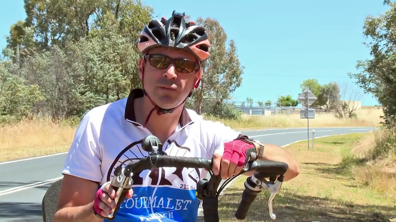 Cycling adventures: recumbent bike