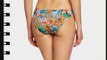 moontide Women's Paradise Ruched Side Hipster Floral Bikini Bottoms Brown (Taupe) Size 14