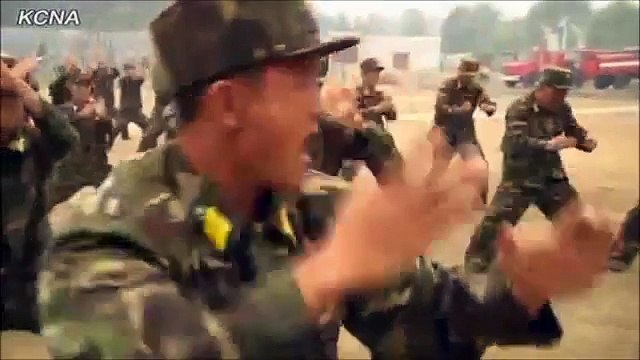 North Korean Soldiers Martial Arts training [August 2012][HQ]
