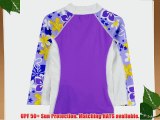 Girls Tuga Long Sleeve UV Swim Shirt Shoreline UPF50  6-7 years Morado Purple