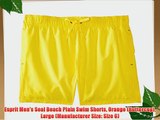 Esprit Men's Seal Beach Plain Swim Shorts Orange (Buttercup) Large (Manufacturer Size: Size