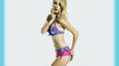 DarlingLove Women's Underwire Floral Print 2 Pieces Summer Bikinis Swimsuit L