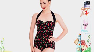 Hell Bunny Cherry Pop 50s Swimsuit XS