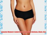 panache Women's Isobel Short Plain Bikini Bottoms Black Size 14