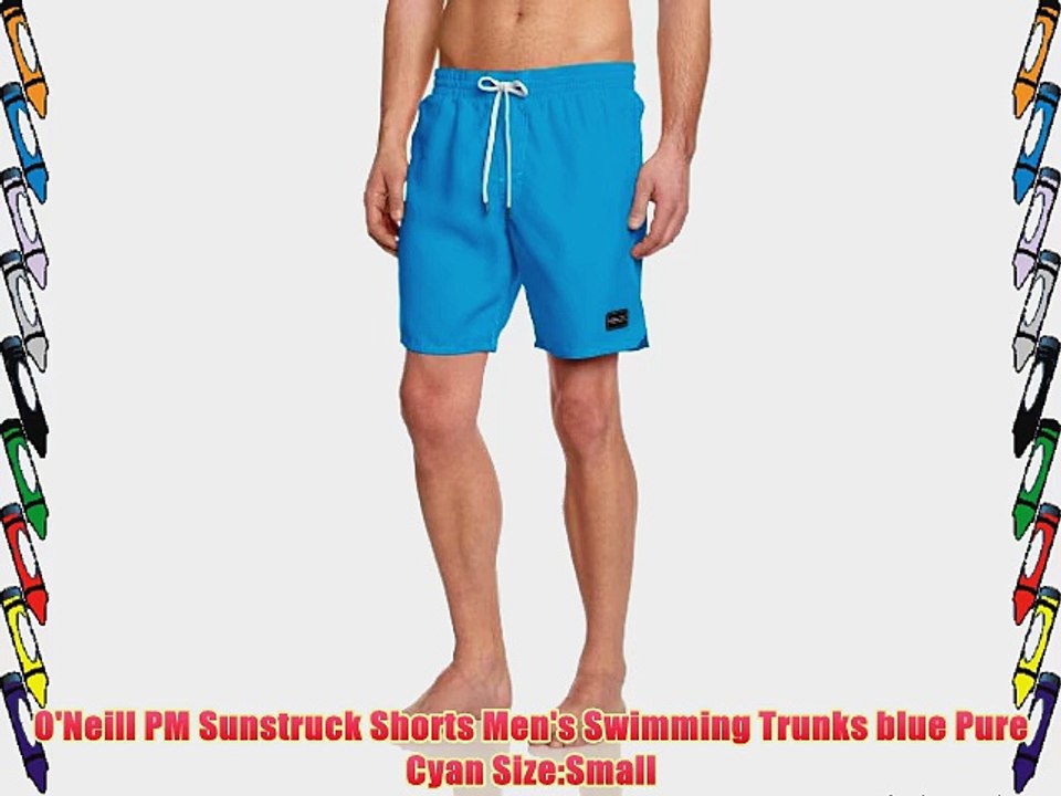 O'Neill PM Sunstruck Shorts Men's Swimming Trunks blue Pure Cyan Size:Small