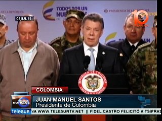Juan Manuel Santos anuncia cambios en la cúpula militar